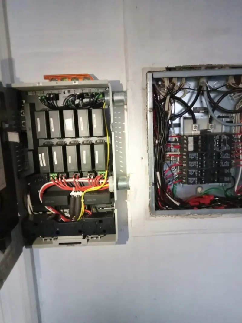Electrical panel upgrade completed for Security Camera Wiring in Port Orchard